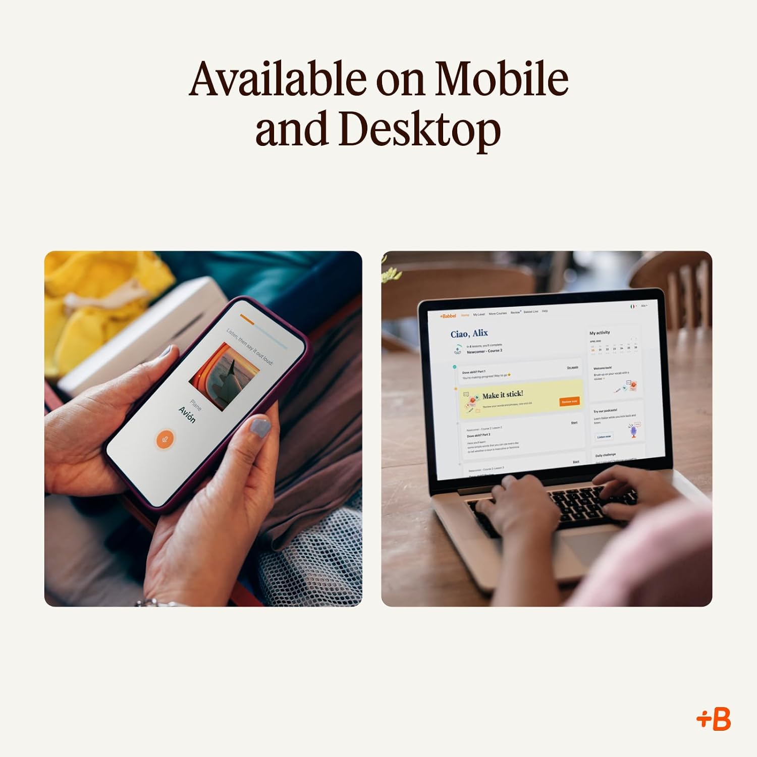 Detalle de Babbel Language Learning Software — Learn 14 Languages with 12-Month Subscription