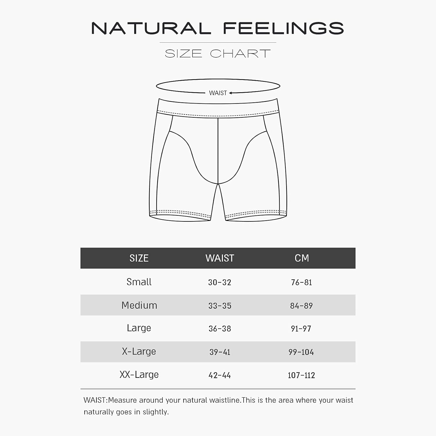 Thumbnail 3 de Natural Feelings Mens Underwear Pack: 5-7 Cotton Trunk Boxer Shorts (UK Sizing)