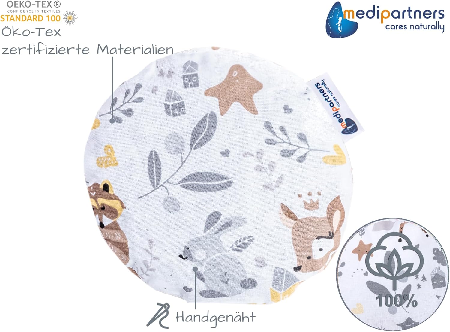 Thumbnail 1 de Medi Partners Kirschkernkissen rund 15 cm