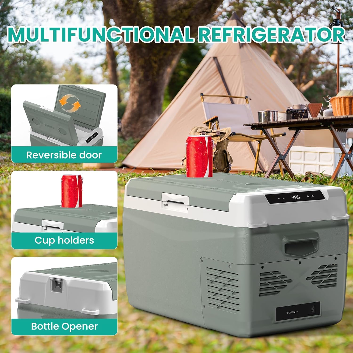 Thumbnail 6 de Alpicool GC30 29L Portable Compressor Car Refrigerator: A Practical 12V/240V Camping Fridge