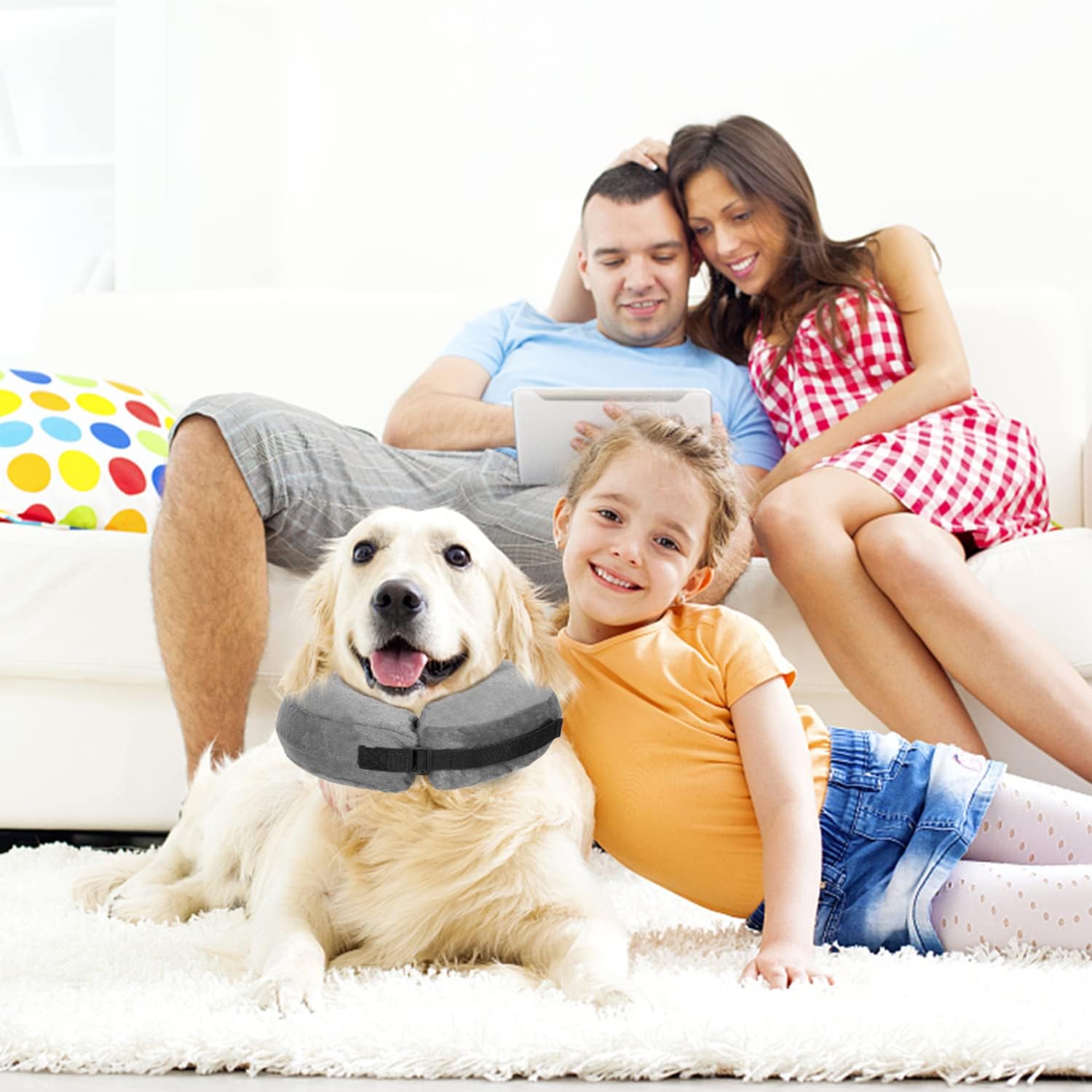 Thumbnail 6 de Nobleza Collare Protettivo Gonfiabile Elisabettiano per Cane e Gatto – Comfort, Protezione e Stile