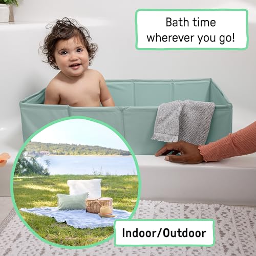 Thumbnail 4 de Ingenuity Baignoire Tuckaway Toddler Tub — Transforme la Douche en Baignoire et Compacts pour le rangement