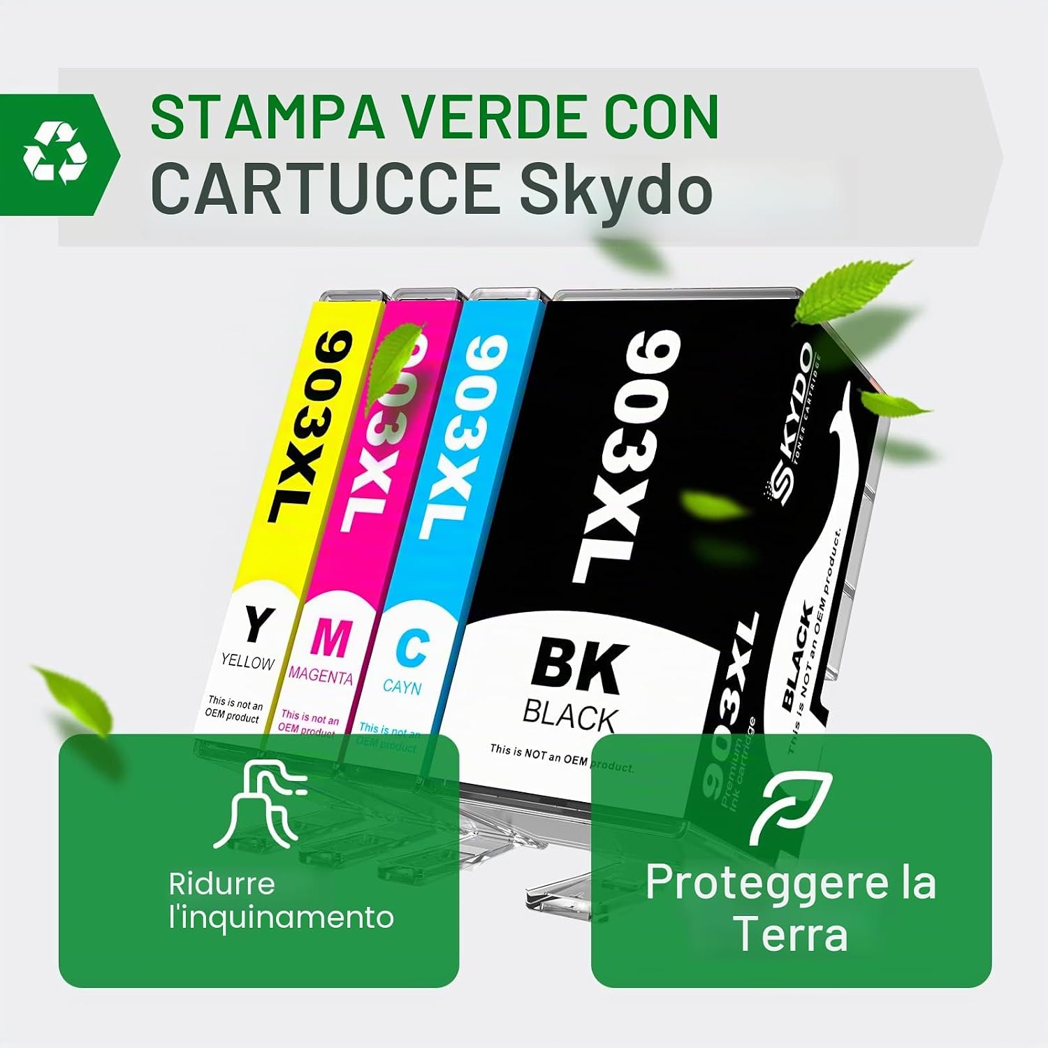 Detalle 2 de Skydo 903XL cartucce compatibili 832/960 pagine 🖨