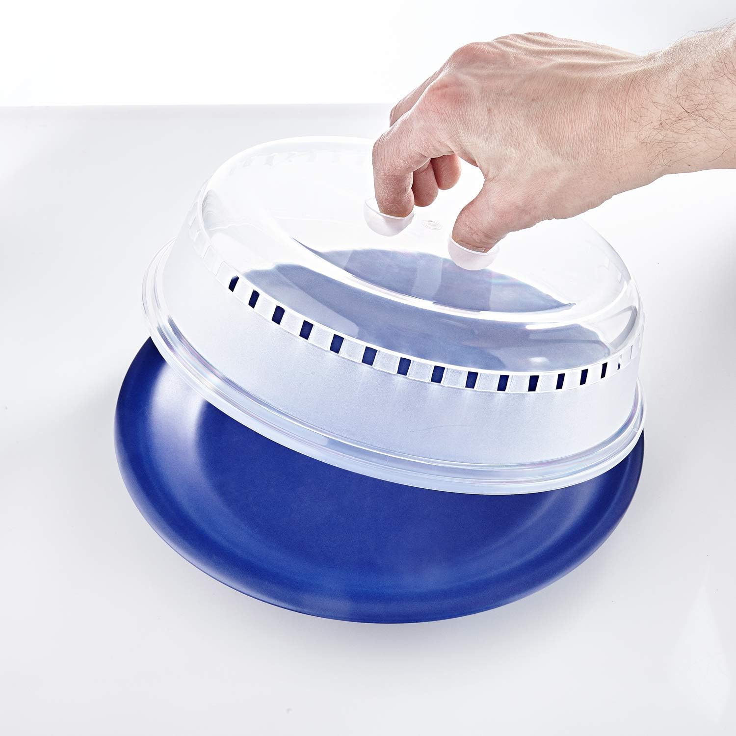 Detalle de Kerafactum magnetrondeksel Ø 26 cm met dubbele handgrepen