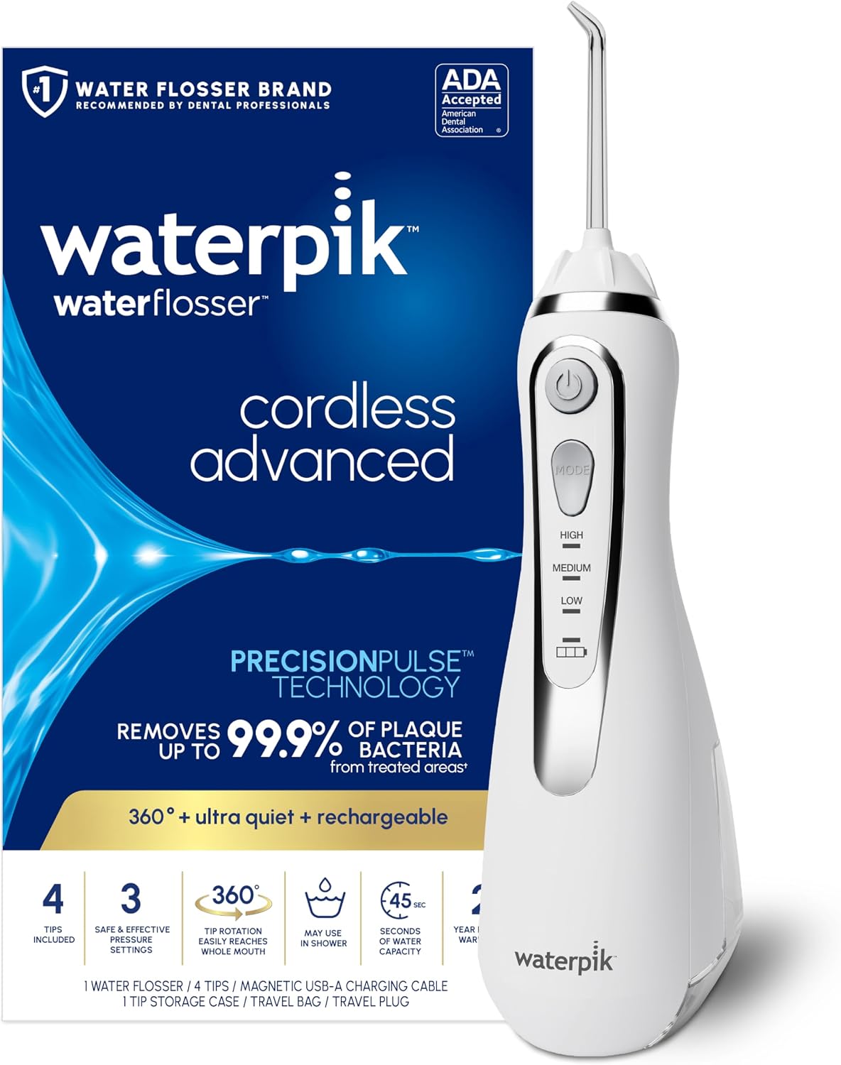 Detalle de Waterpik WP-580 Wireless Water Flosser