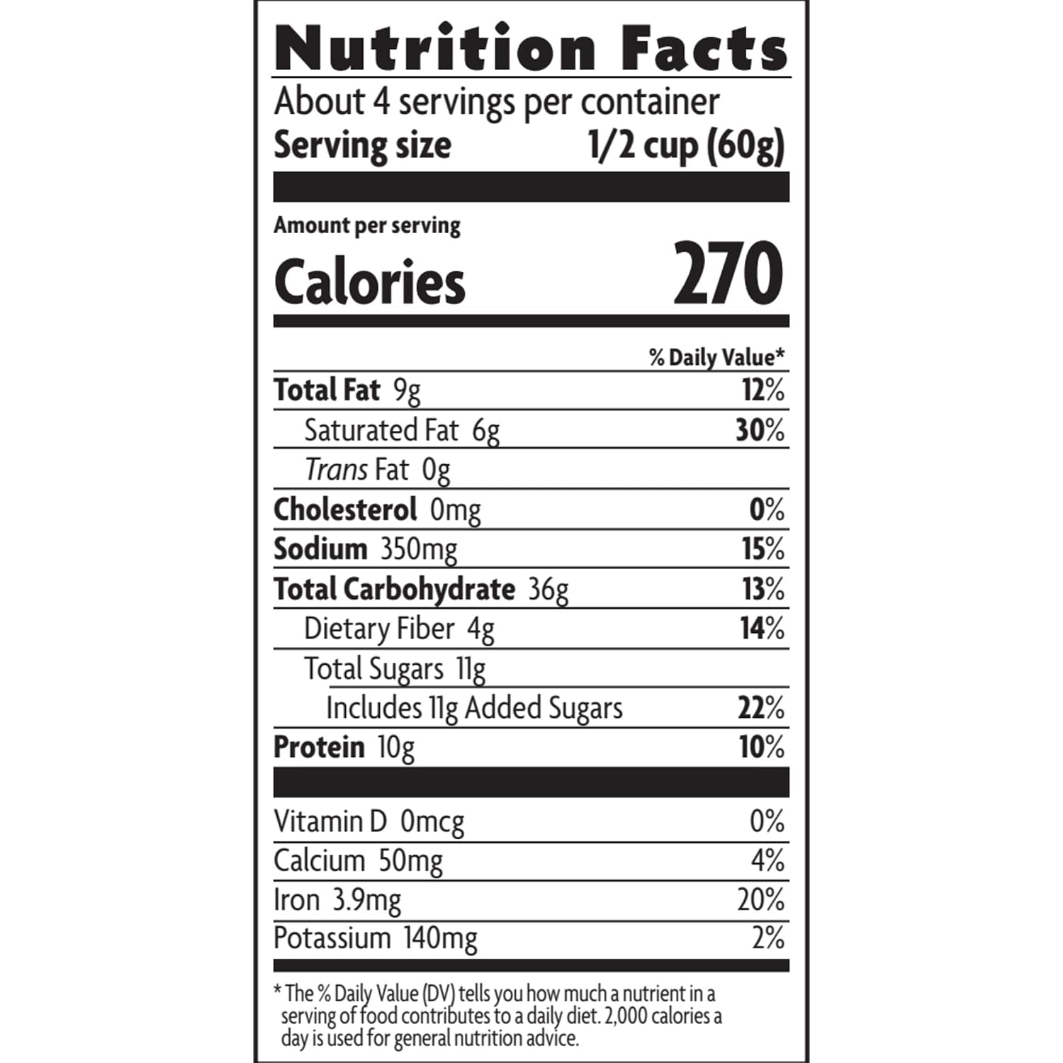 Detalle de Nature's Path 25141U Organic Blueberry Cinnamon Protein Granola, 10 oz, 6-Pack