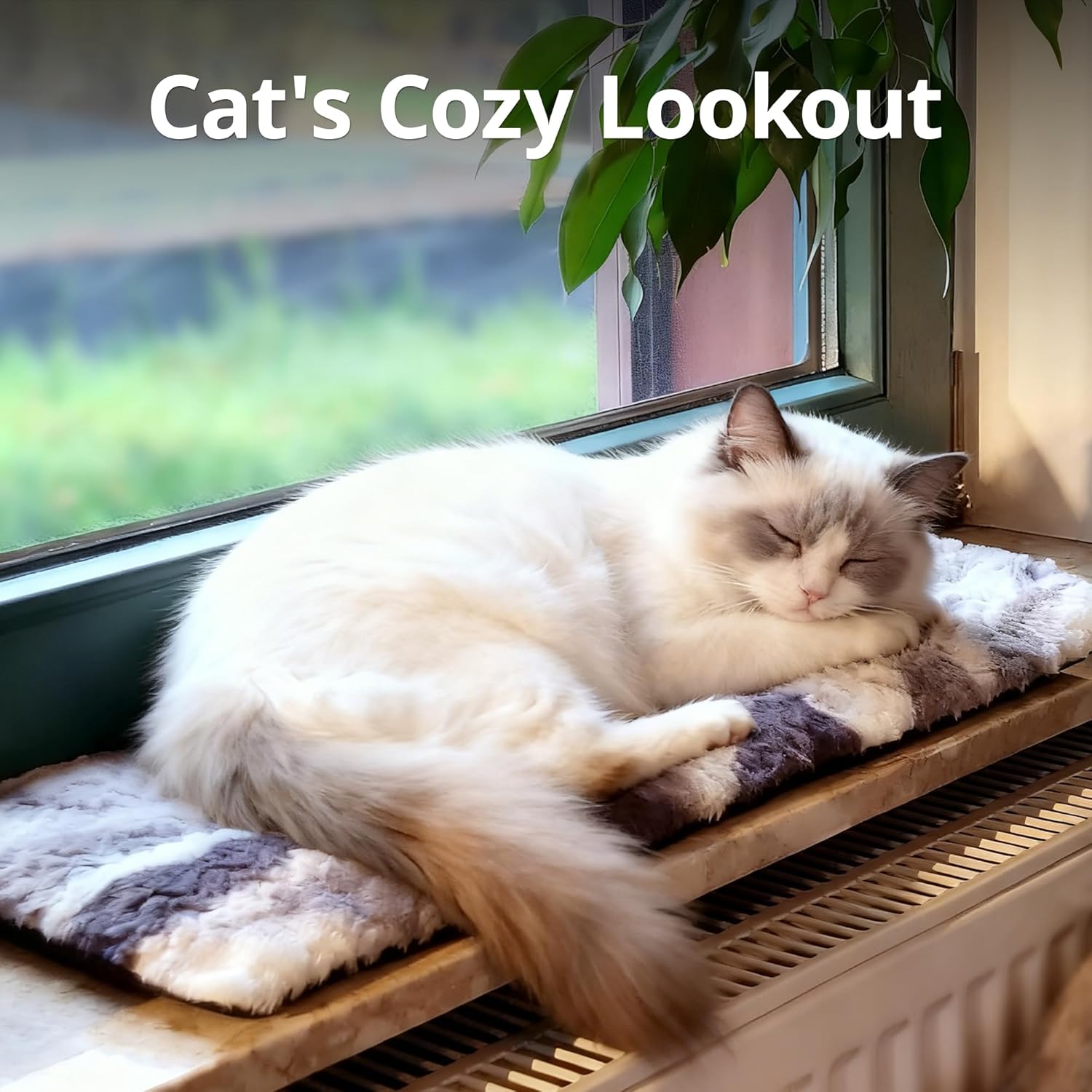 Thumbnail 6 de Petace Cat Window Bed 90 x 28 cm self‑heating pad