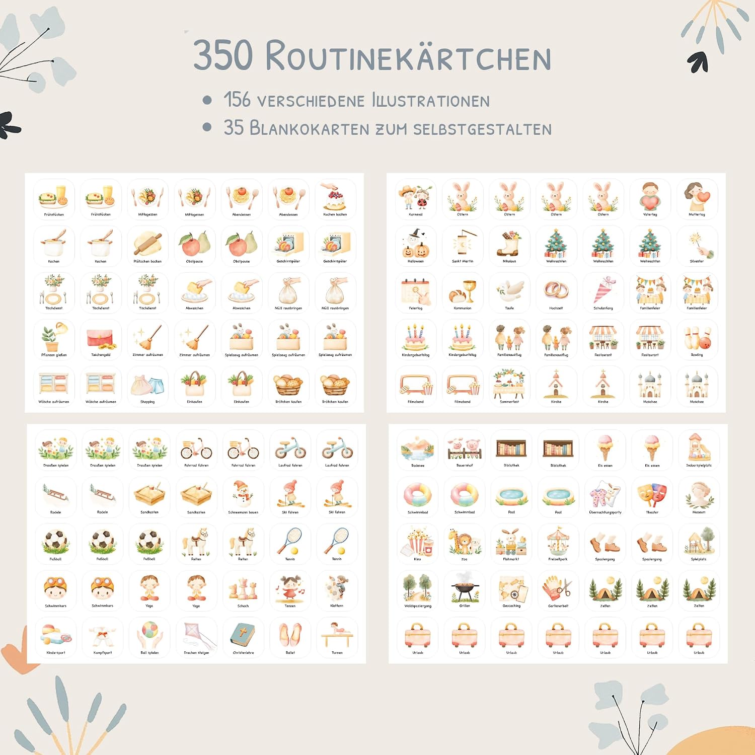 Detalle 2 de JEKA Wochenplaner Kinder mit Klettpunkten