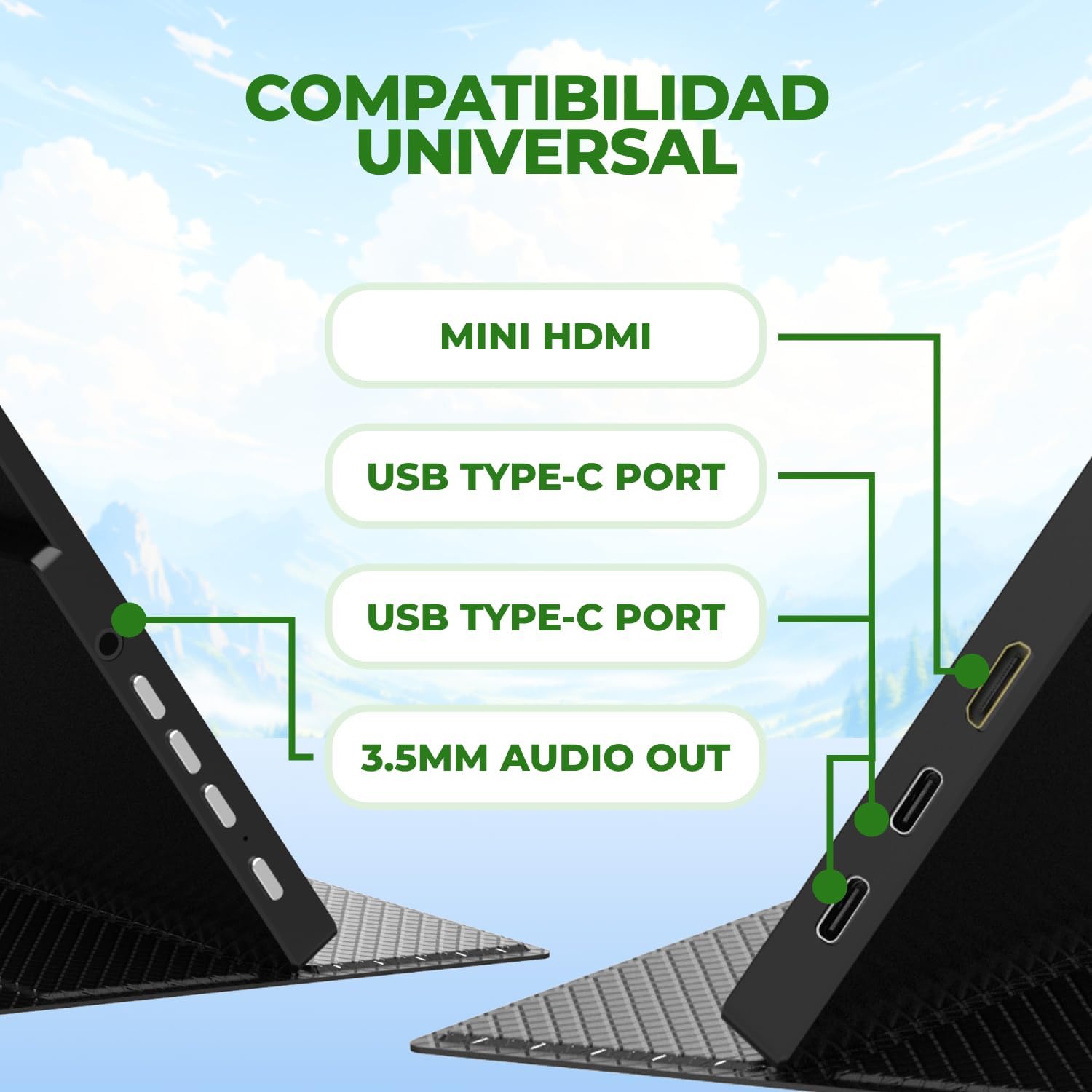 Detalle 2 de AOC 16T20 Portable Monitor 15.6"