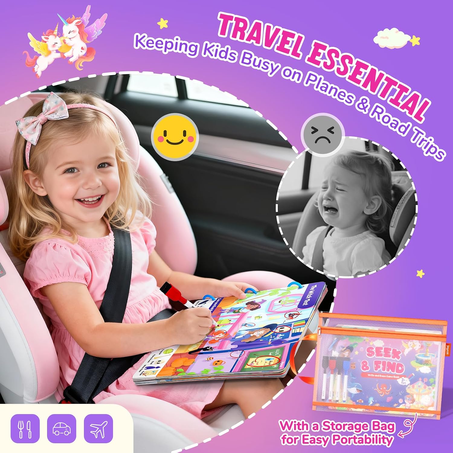 Thumbnail 2 de JoyCat Seek & Find Game Book for Ages 3-5