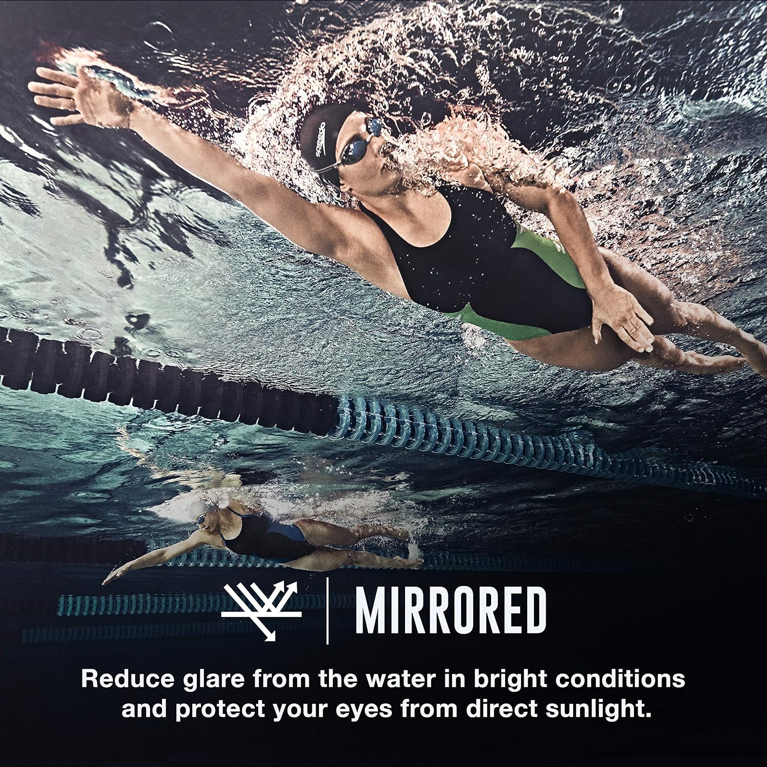 Detalle de Speedo Vanquisher 3.0 Women’s Mirrored Swim Goggles
