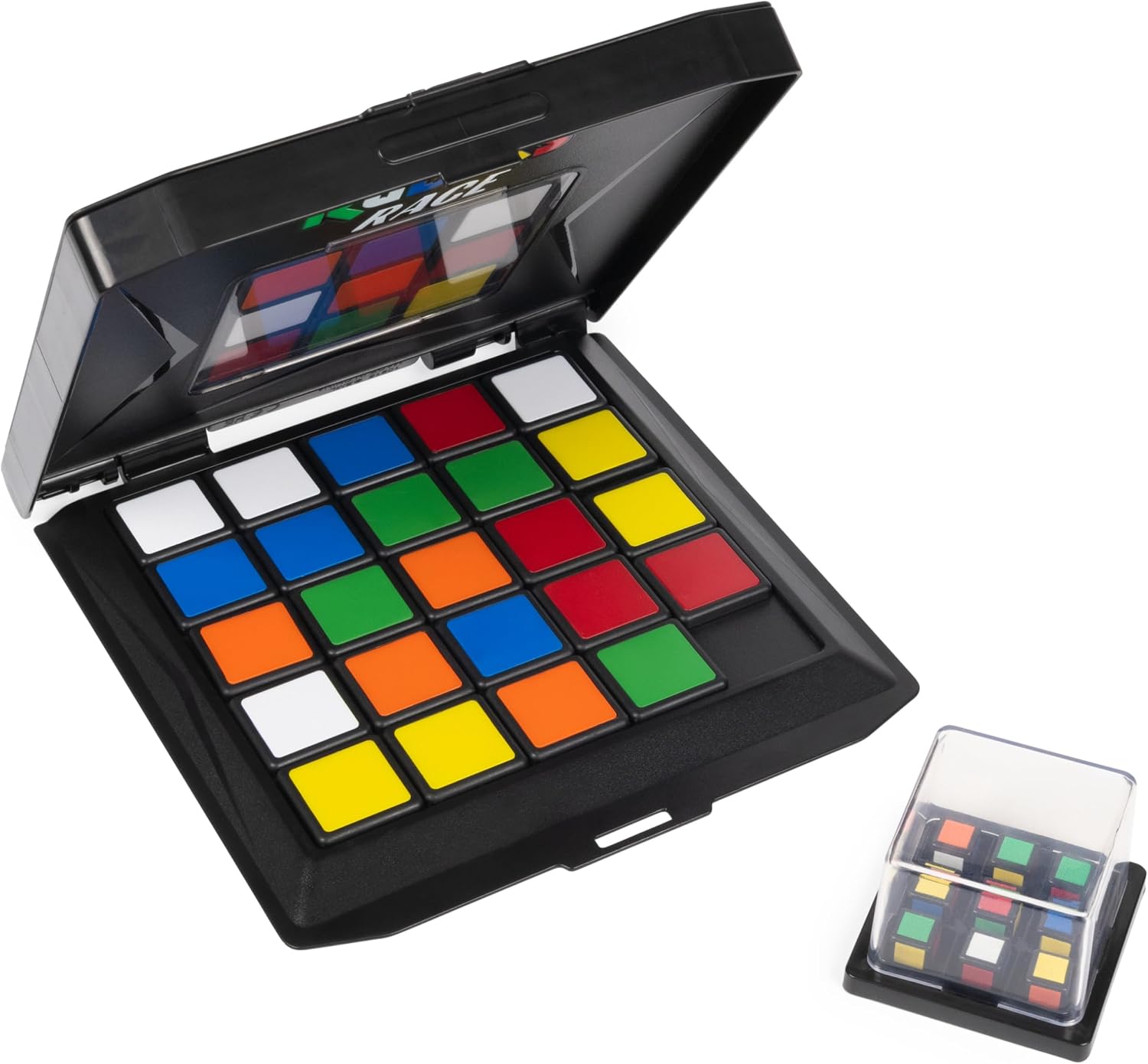 Detalle de Rubik’s Race Version Classique 3x3 – Jeu de société casse-tête 2 joueurs (à partir de 7 ans)