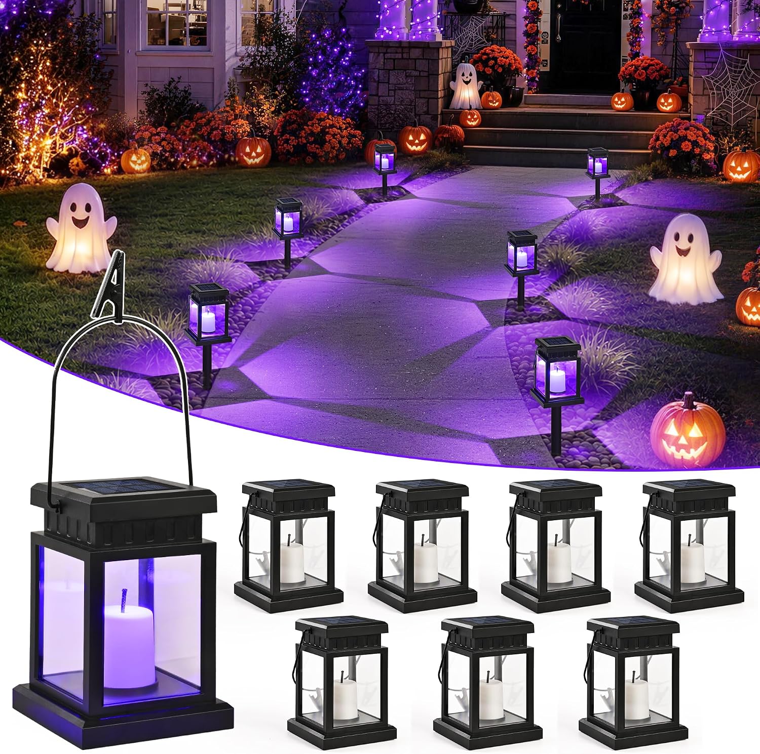 Detalle de GIGALUMI Solar Lanterns 8-Pack