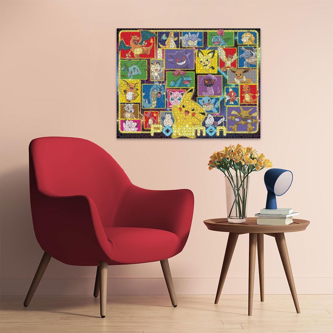 Detalle de Ravensburger Puzzle 12001130 „Leuchtende Pokémon“ – 2000 Teile Puzzle für Erwachsene & ab 14 Jahren