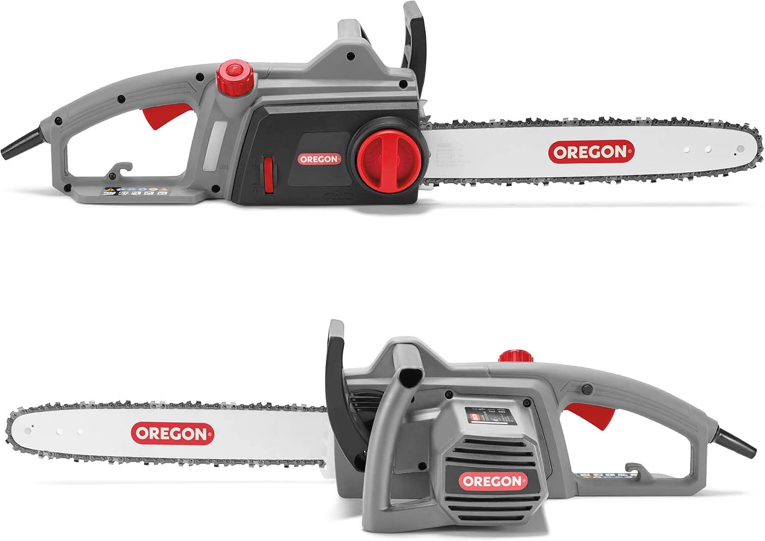 Detalle de Oregon CS1200 1800W Corded Electric Chainsaw with 14-Inch Bar (35cm) – Lightweight, Low Kickback and Automatic Oiler