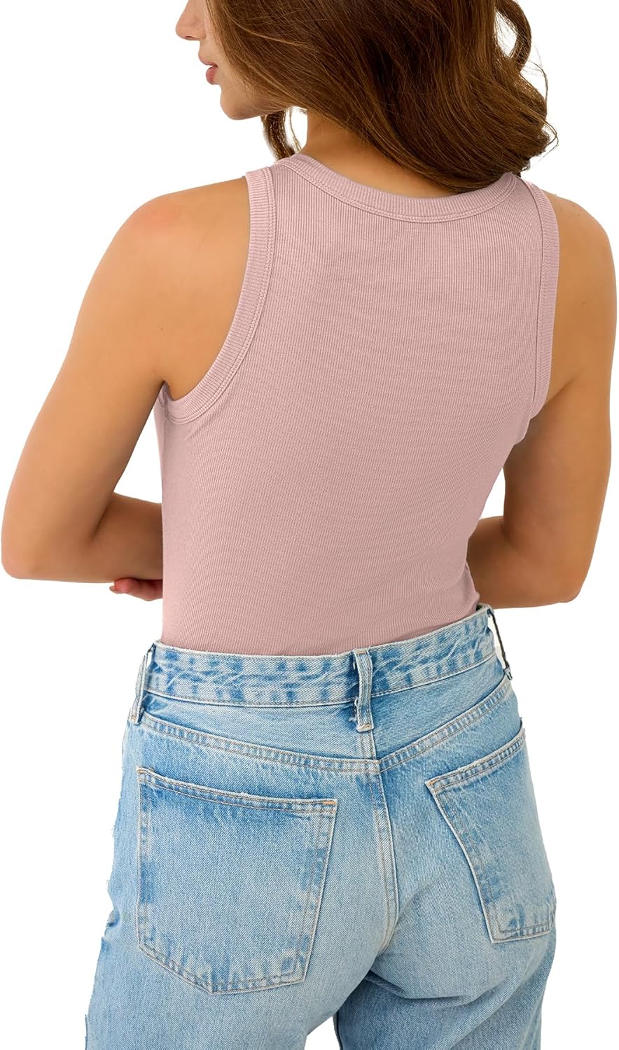 Thumbnail 4 de GKBK Womens High Neck Ribbed Tank top