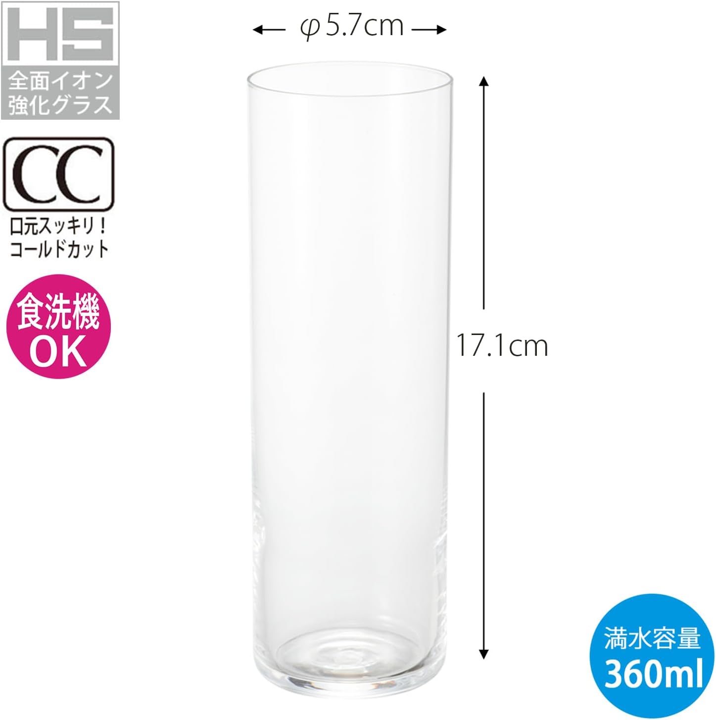 Detalle de Toyo Sasaki Glass drinking glass 360 ml