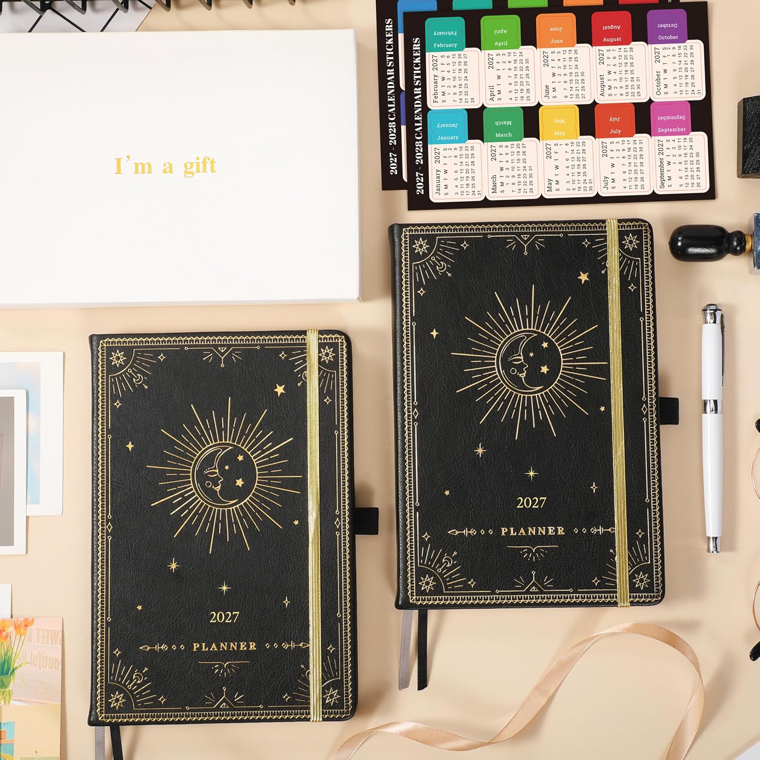 Detalle 2 de 2027 Weekly and Monthly Planner, 5.75" x 8.25