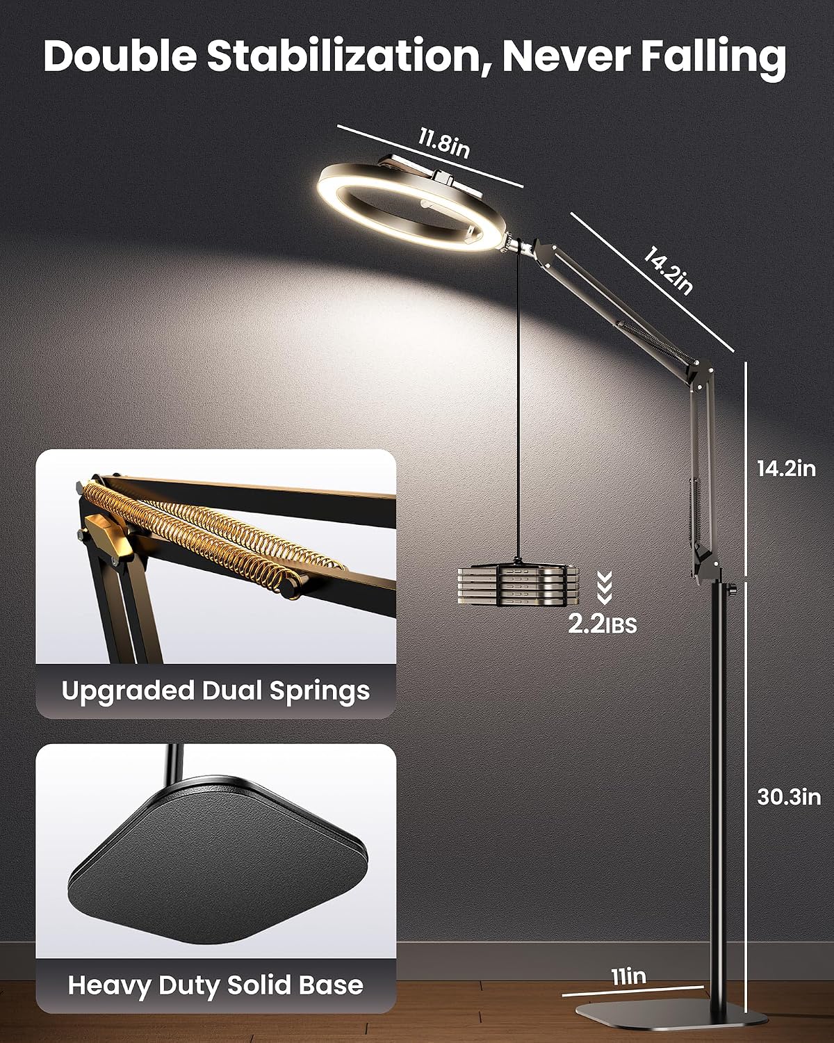 Thumbnail 5 de Evershop overhead ring light 70.8