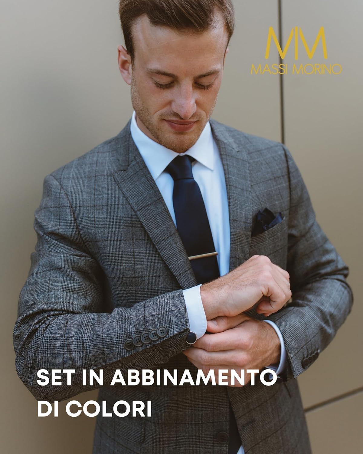 Thumbnail 2 de Massi Morino Cravatta 147 cm per uomo 👔
