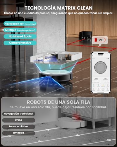 Thumbnail 7 de Lefant M310 Ultra: Robot aspirador y fregasuelos 3 en 1 con detección 190° PSD y 6000Pa de succión
