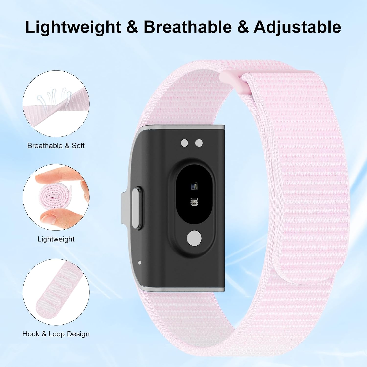 Thumbnail 1 de ZOOROO 3-Pack Nylon Loop Sport Replacement Bands for Hume Health Band