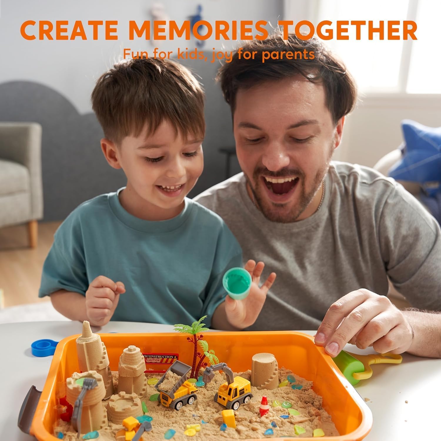 Thumbnail 6 de Klever Kits Construction Sensory Bin with Glow Rocks