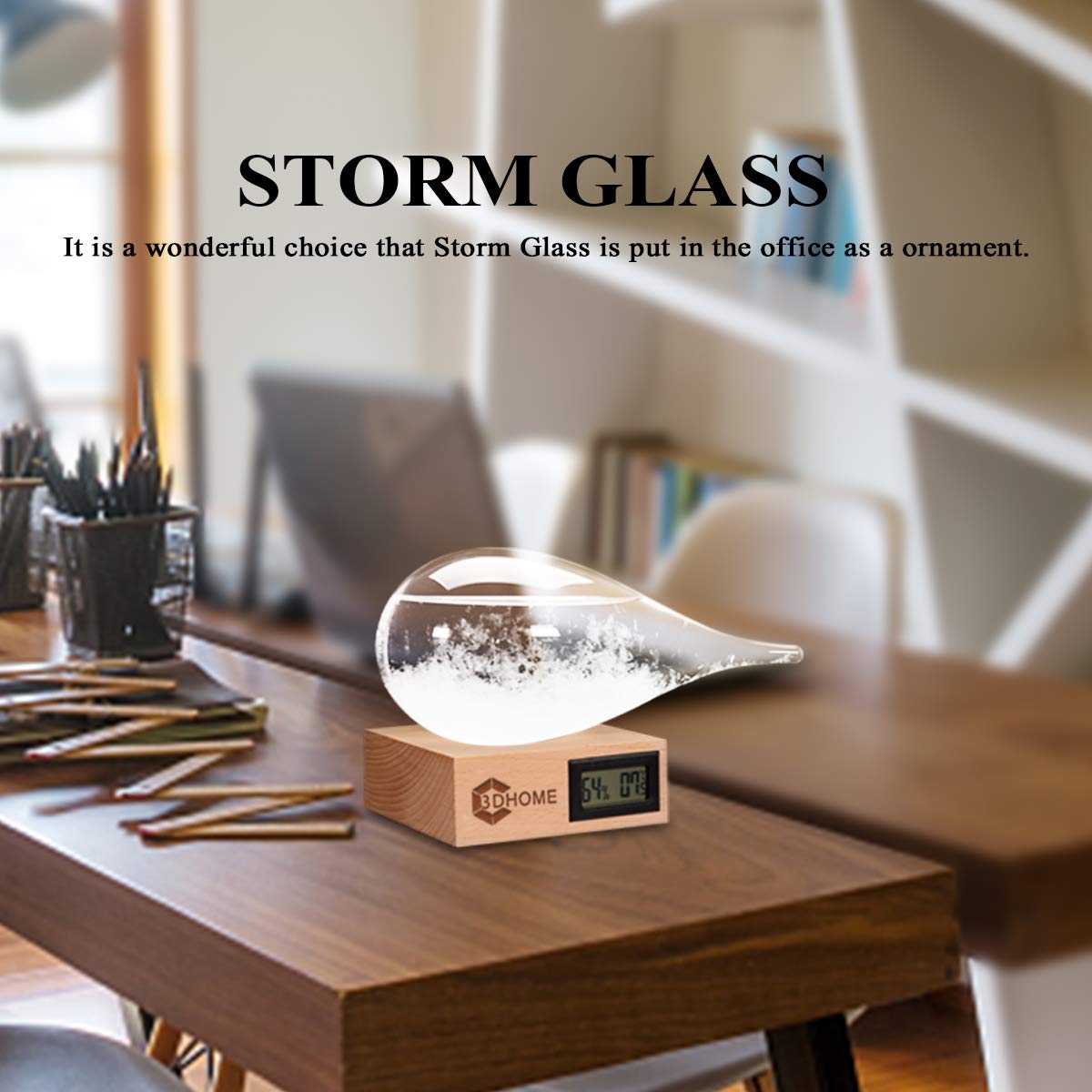 Thumbnail 4 de Storm Glass Water Drop Crystal Ball XX-Large