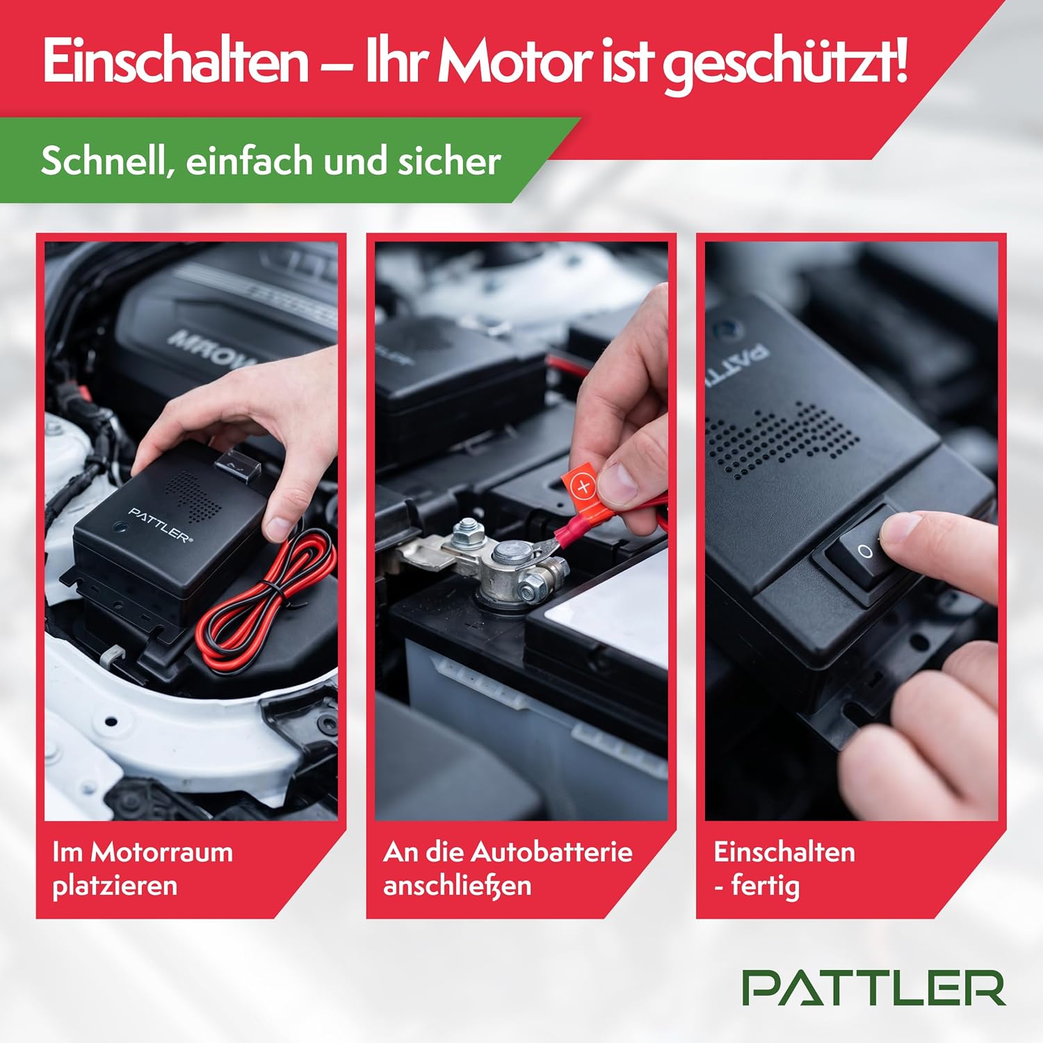 Detalle de PATTLER Marderschreck Auto 60 m²