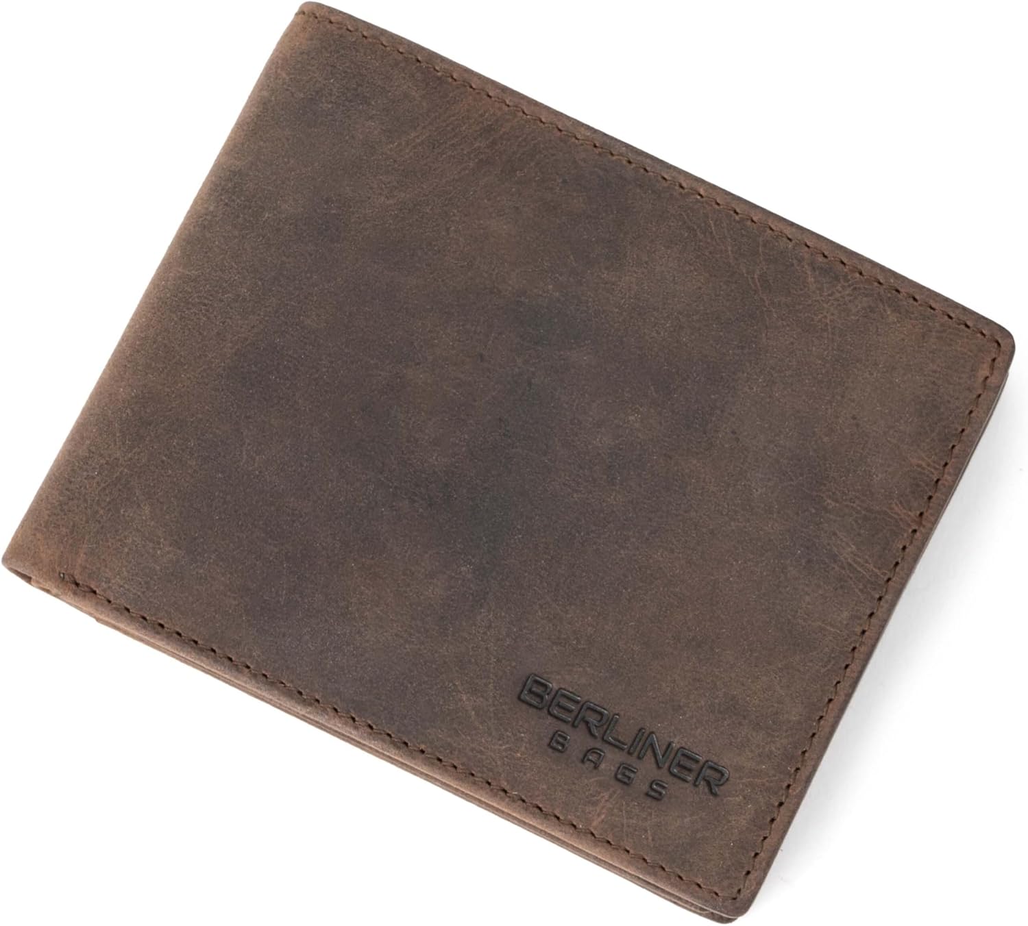 Thumbnail 1 de Berliner Bags Portefeuille Homme en Cuir avec Protection RFID – Marron