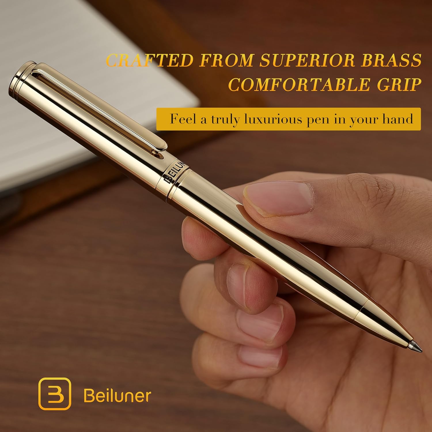 Thumbnail 6 de BEILUNER Gel Pen, 24K Gold-Plated