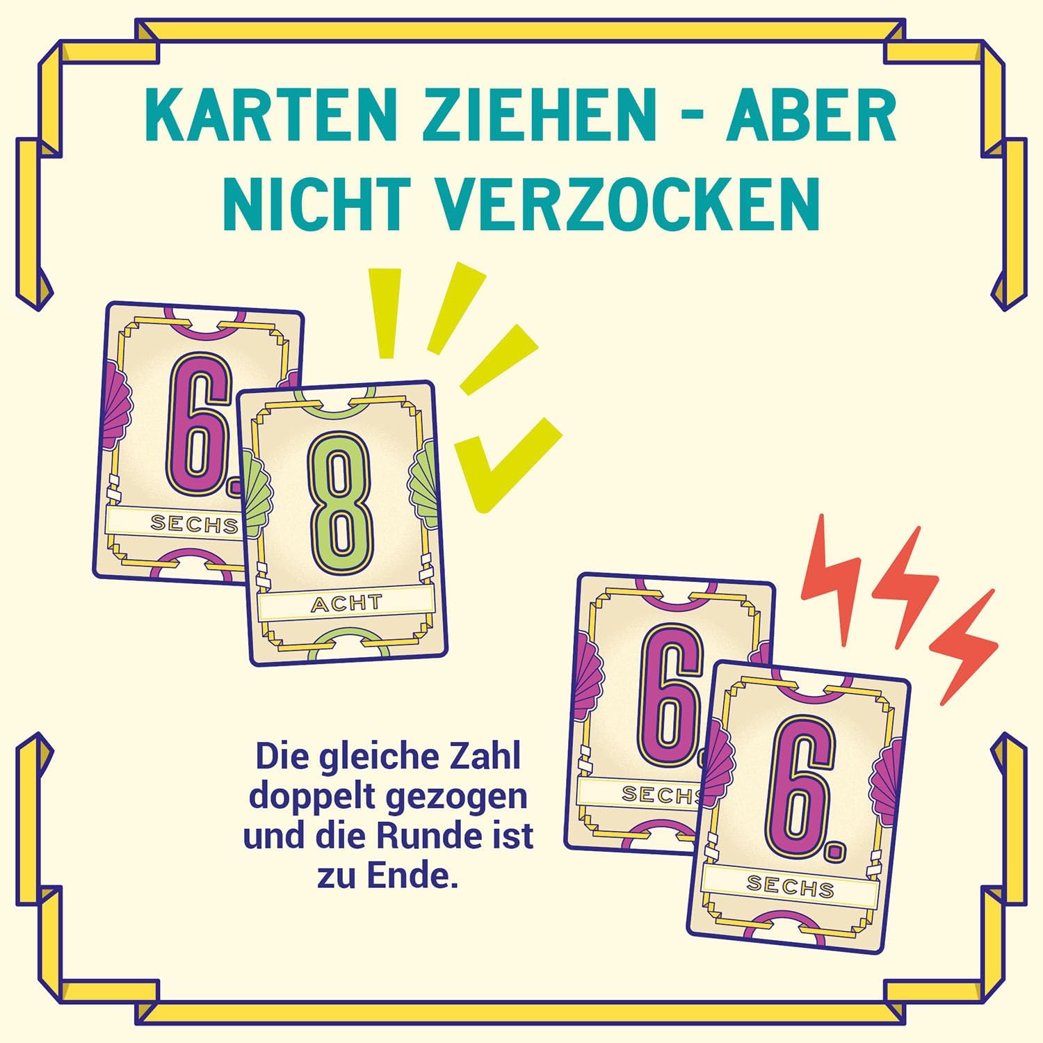 Detalle de Kosmos Flip 7 – Kartenspiel mit schnellem Black-Jack-Prinzip für großen Spielspaß