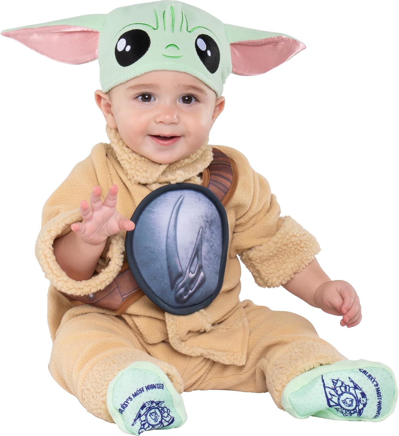 Detalle de STAR WARS Grogu Infant Halloween Costume, Five-Piece Set