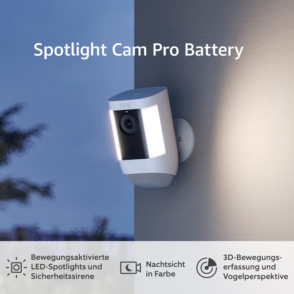 Detalle de Ring Spotlight Kamera Pro mit HDR und WLAN ⚡