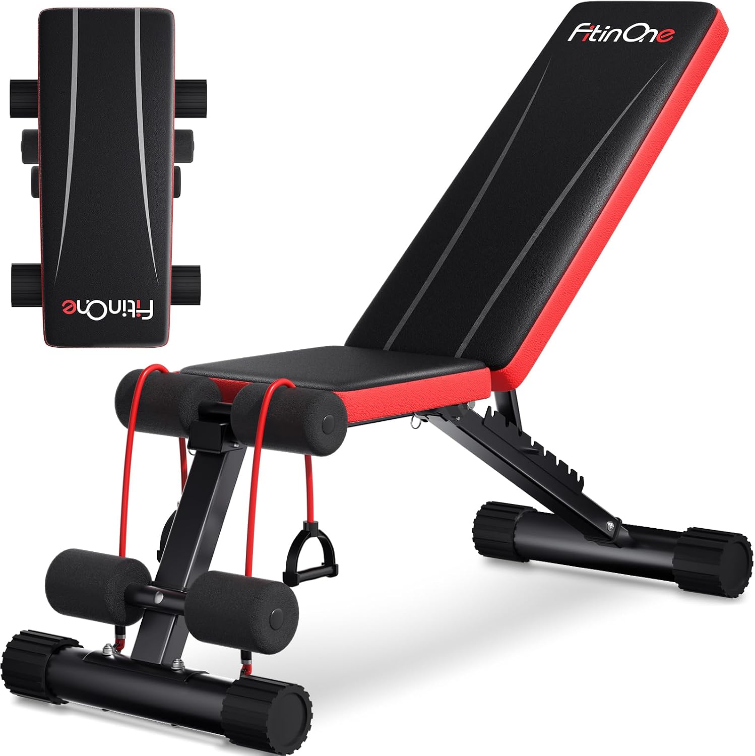 Detalle de FitinOne Adjustable Weight Bench 660 lbs Capacity
