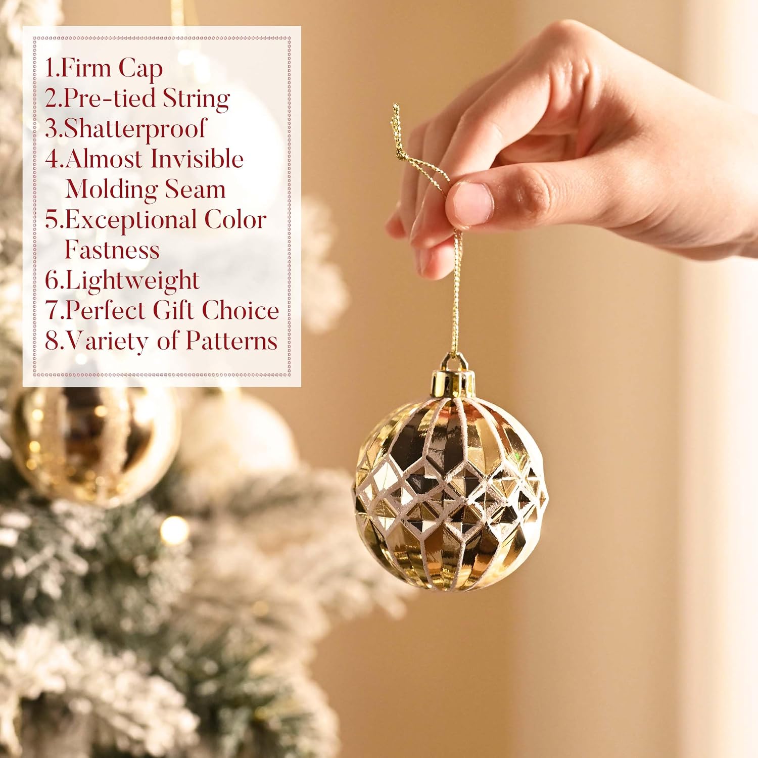 Thumbnail 4 de Valery Madelyn Christmas ornaments 30-count