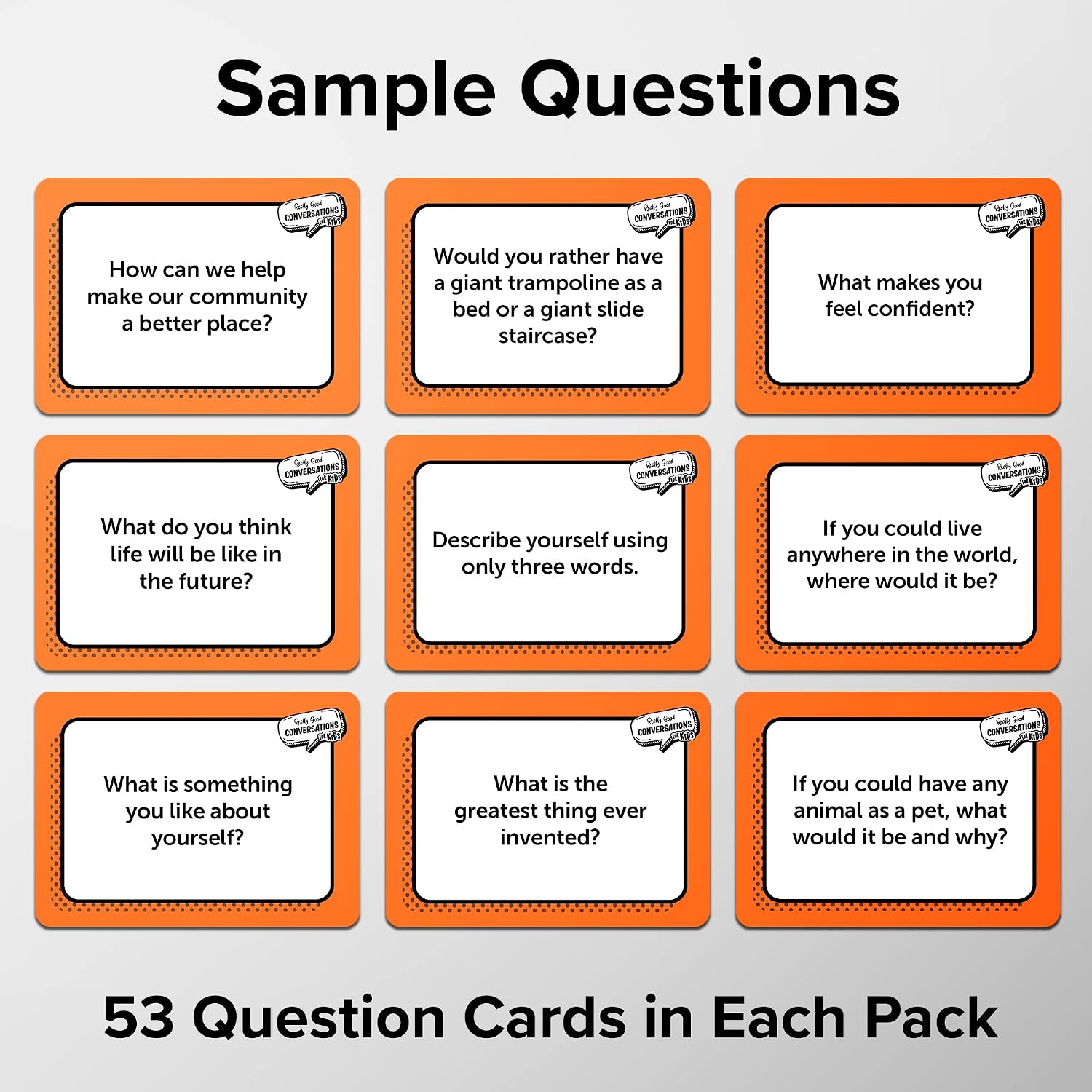 Thumbnail 5 de Really Good Conversations for Kids Vol. 1 card game