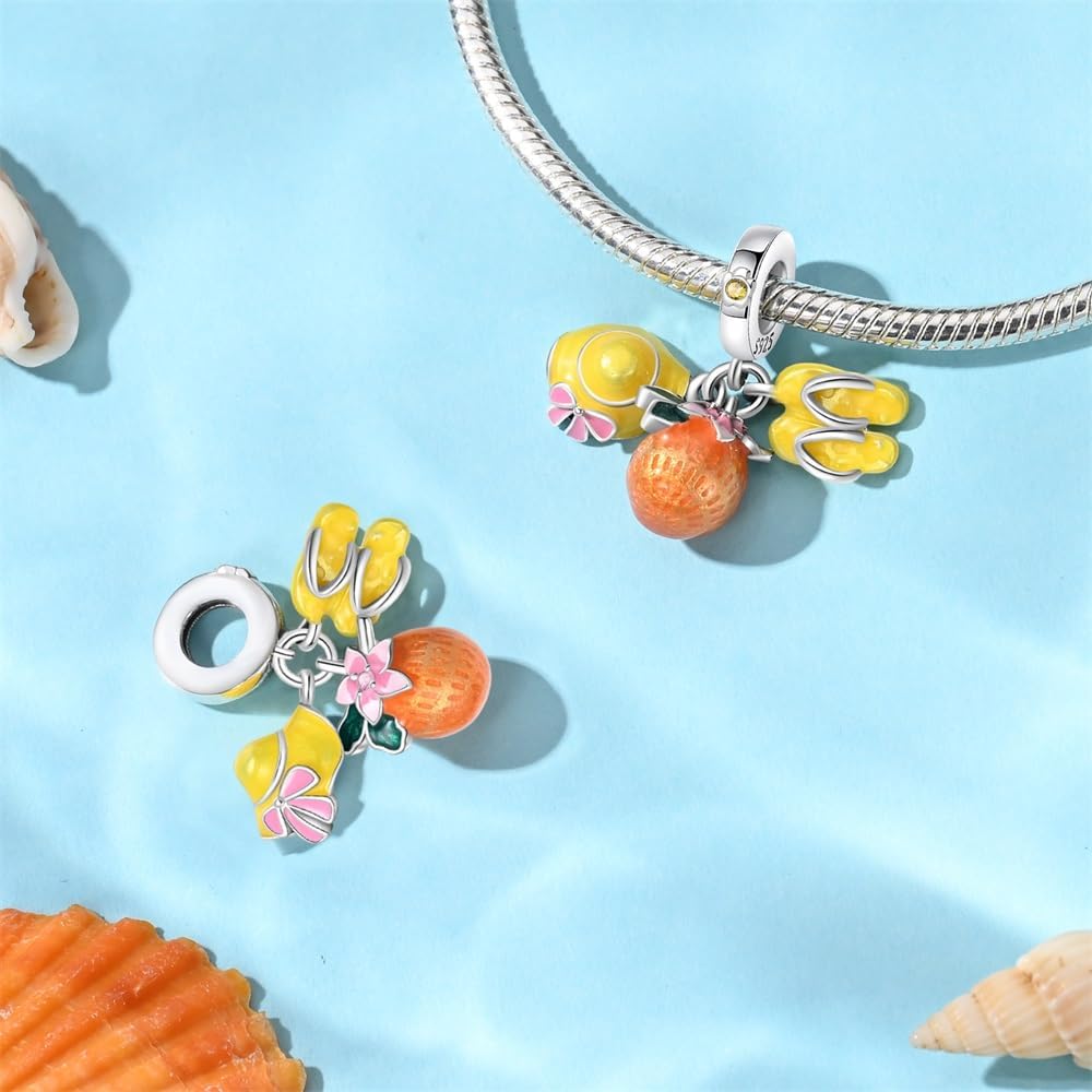 Thumbnail 2 de Pandach Damen Charm-Anhänger aus 925 Sterling Silber für Armband & Halskette mit klaren Zirkonia (Pandach 925-Charm)