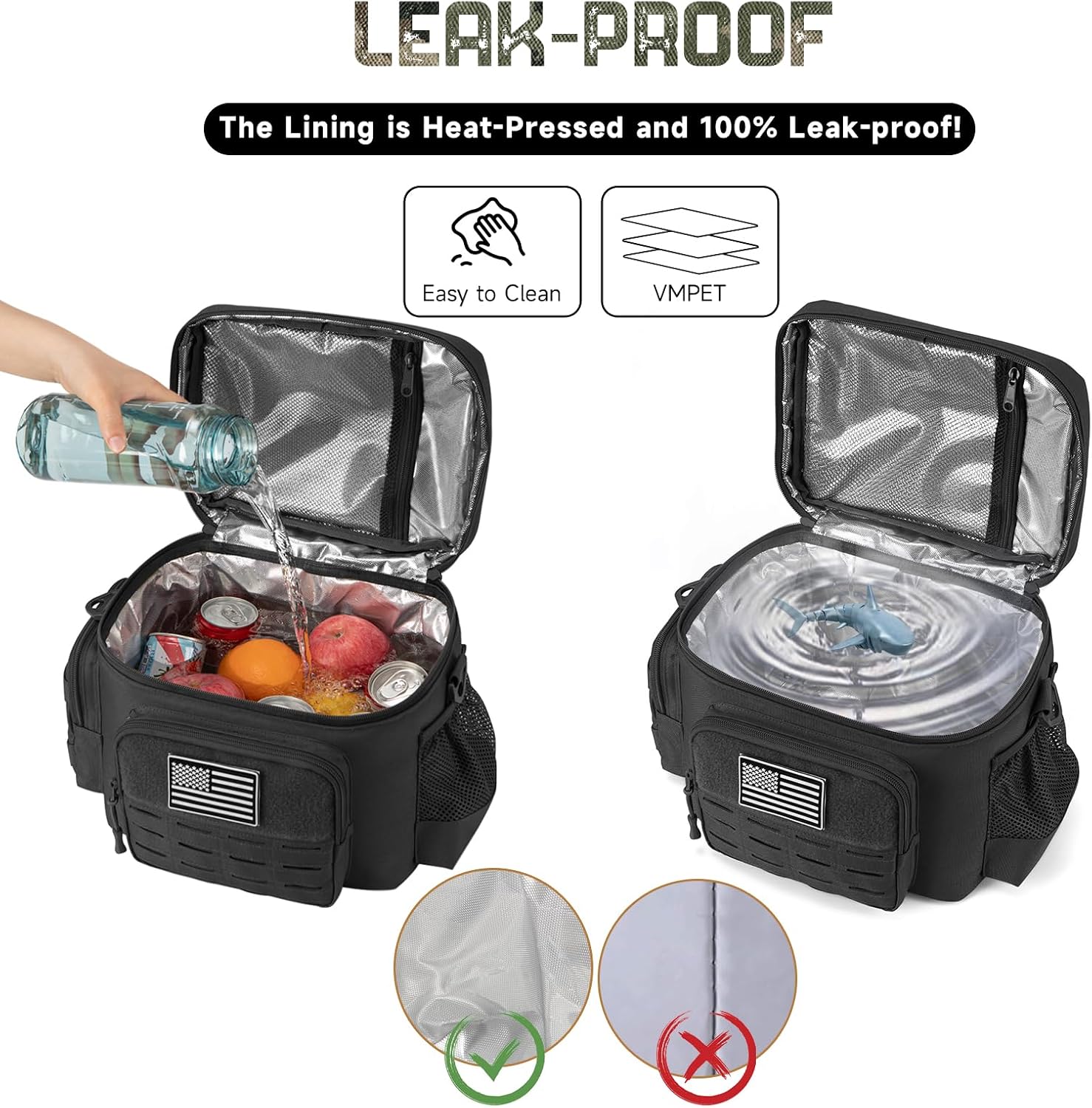 Thumbnail 4 de QT&QY Tactical Lunch Bag 13L 🍱