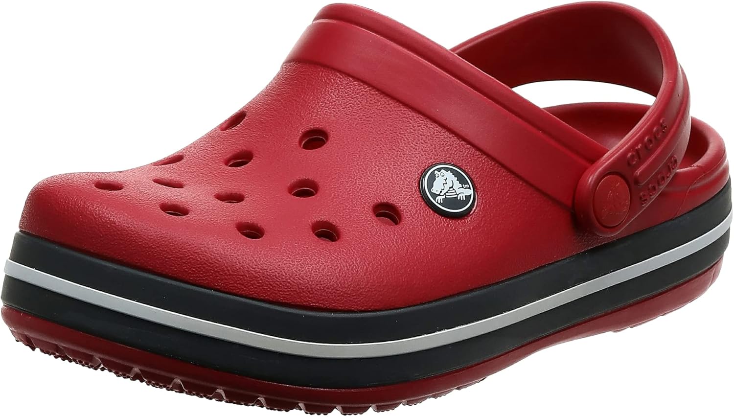 Detalle de Crocs Unisex Adulto Crocband Clog Pearl Pink/Wild Orchid: zueco cómodo y ligero