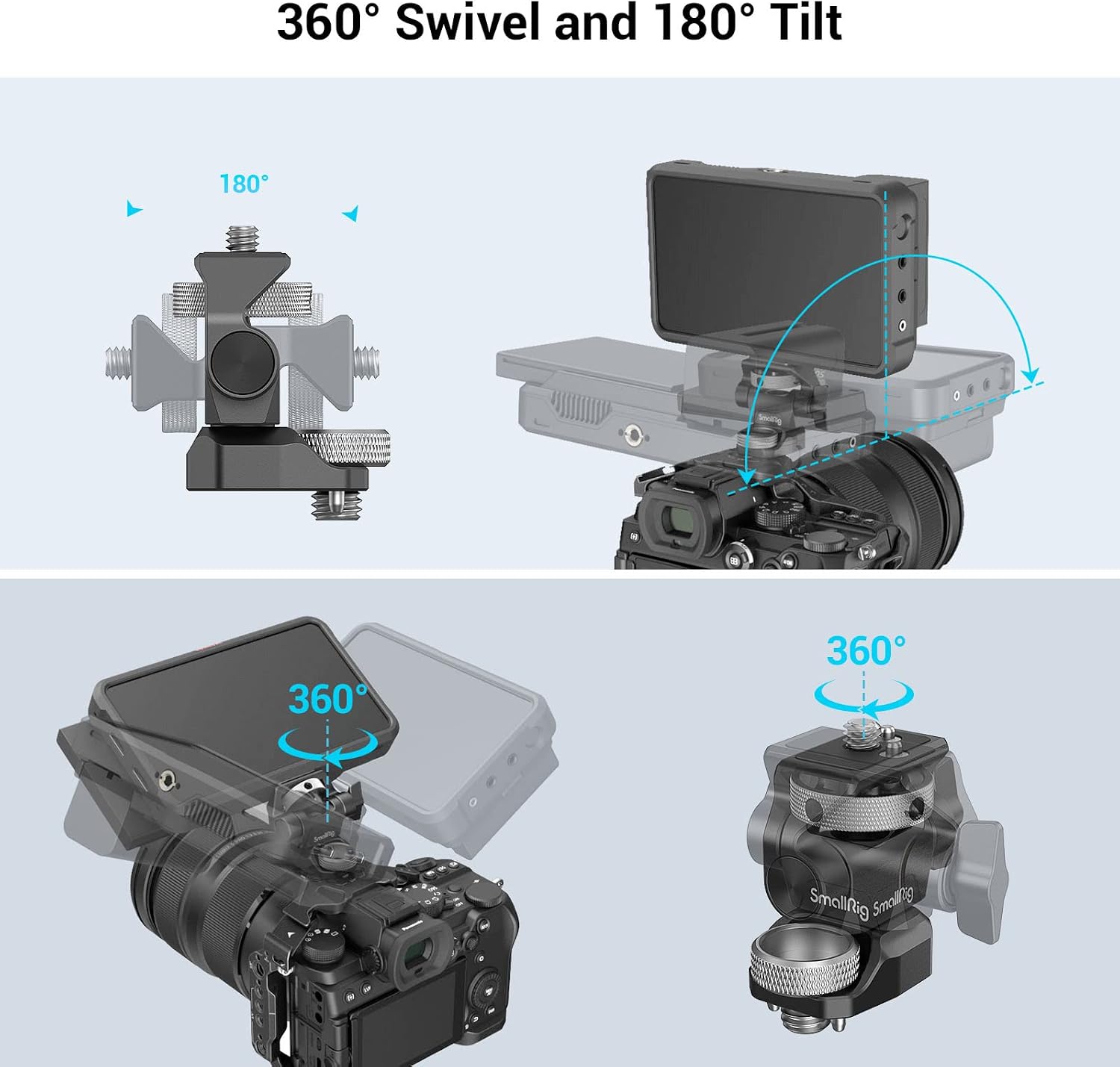 Detalle 2 de SMALLRIG 2903B supporto per monitor 5" 7"