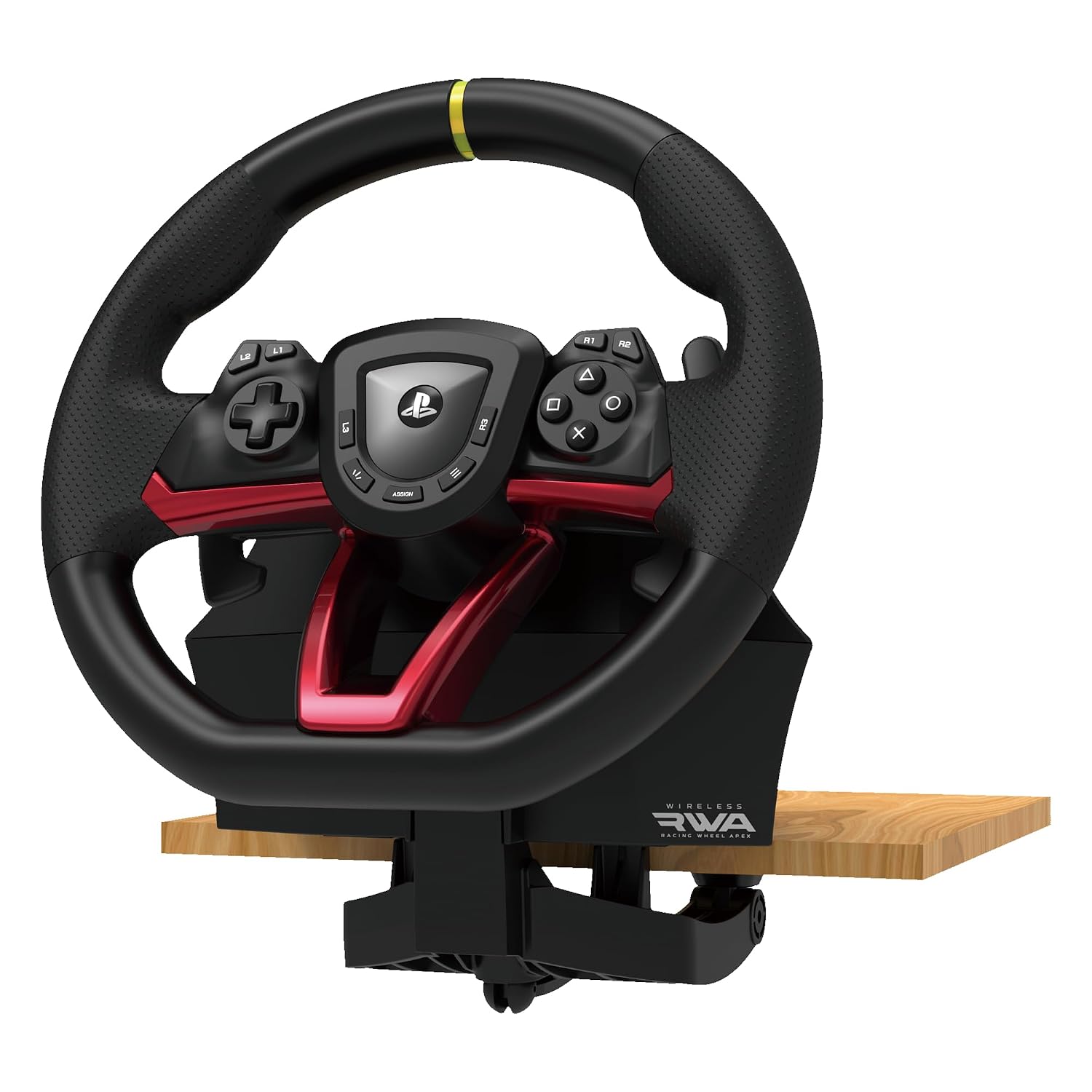 Detalle 2 de HORI Wireless Racing Wheel Apex – Kompatibel mit PS5, PS4 und PC