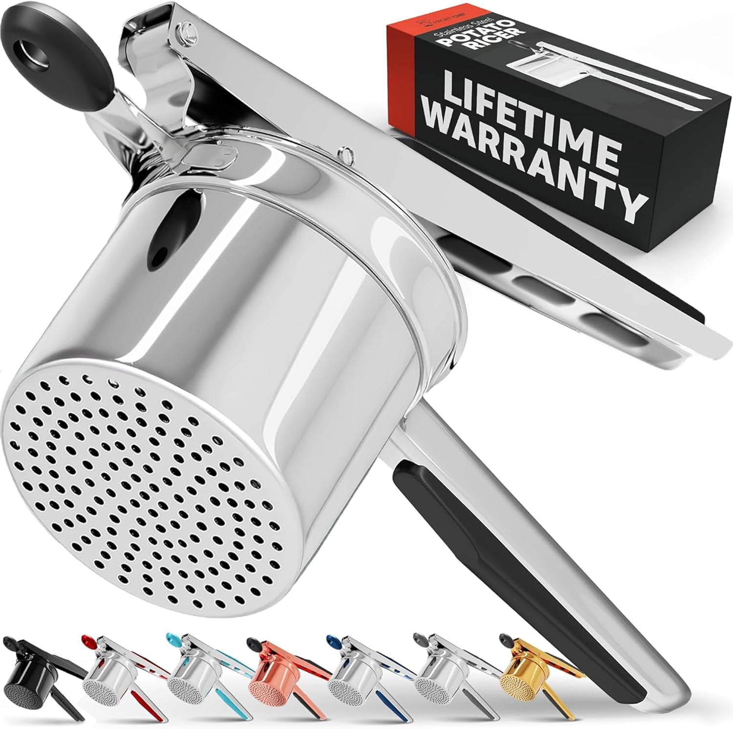Detalle de PriorityChef Large Potato Ricer 15oz 🥄