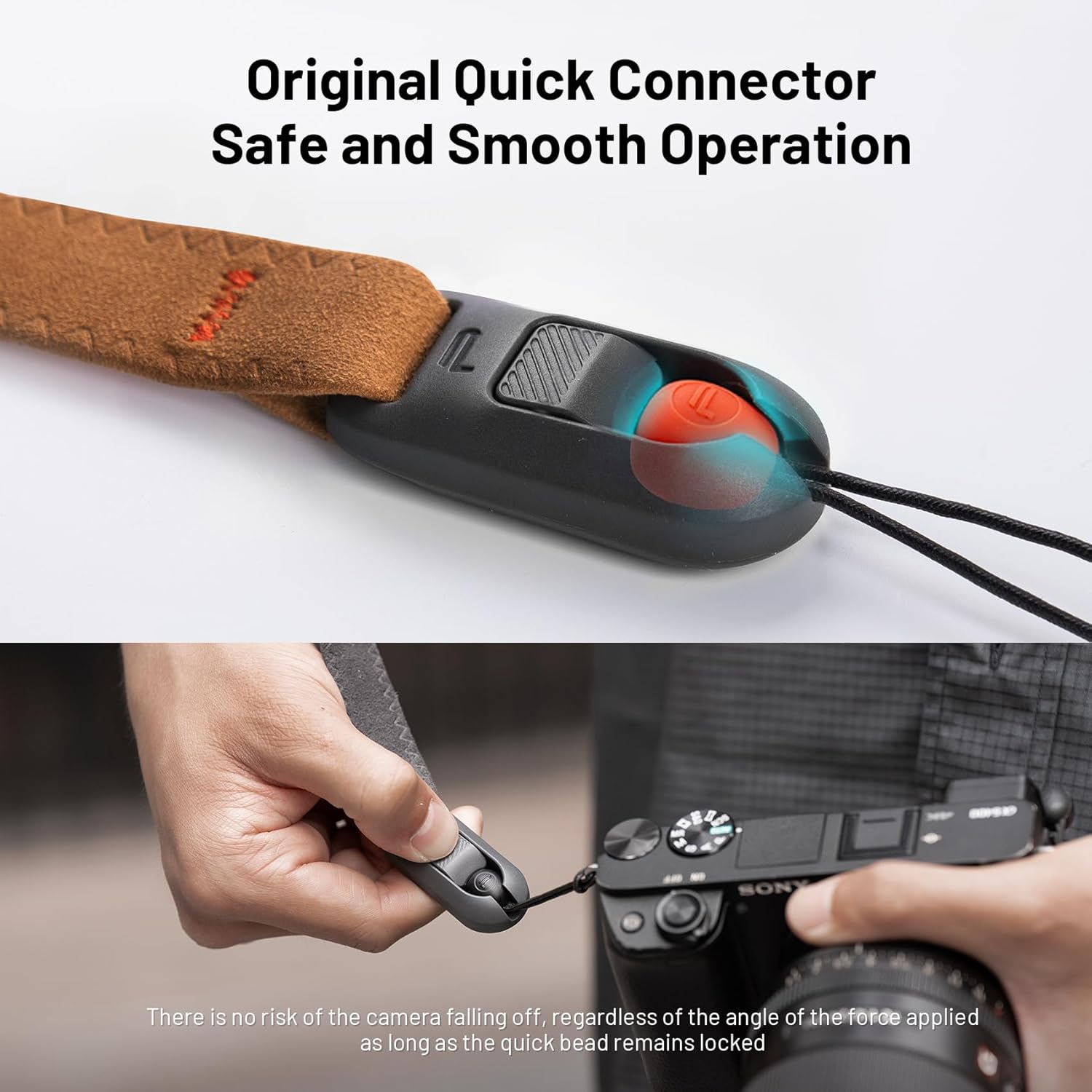 Thumbnail 2 de PGYTECH Camera Wrist Strap Air: Adjustable Quick Release Hand Strap for DSLR/Mirrorless (Deep Grey)