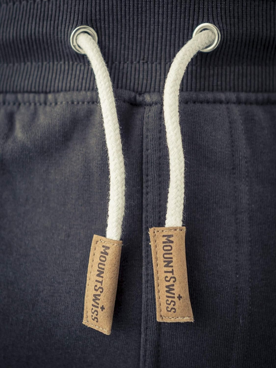 Detalle de Mount Swiss Liam I Kurze Freizeithose Herren – Freizeitsweatshorts mit Reißverschluss-Taschen