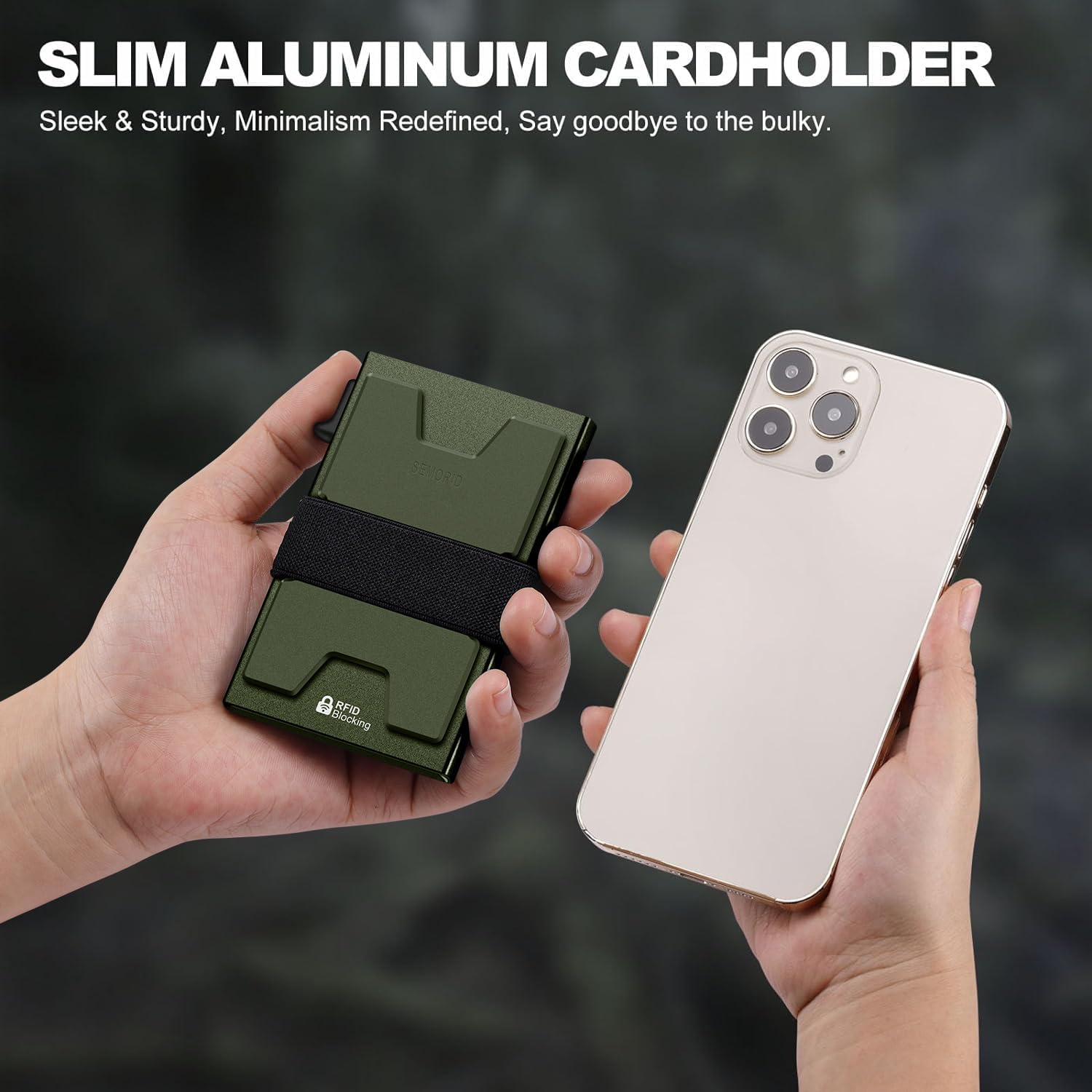 Detalle 2 de SEMORID slim wallet with RFID, 6 cards