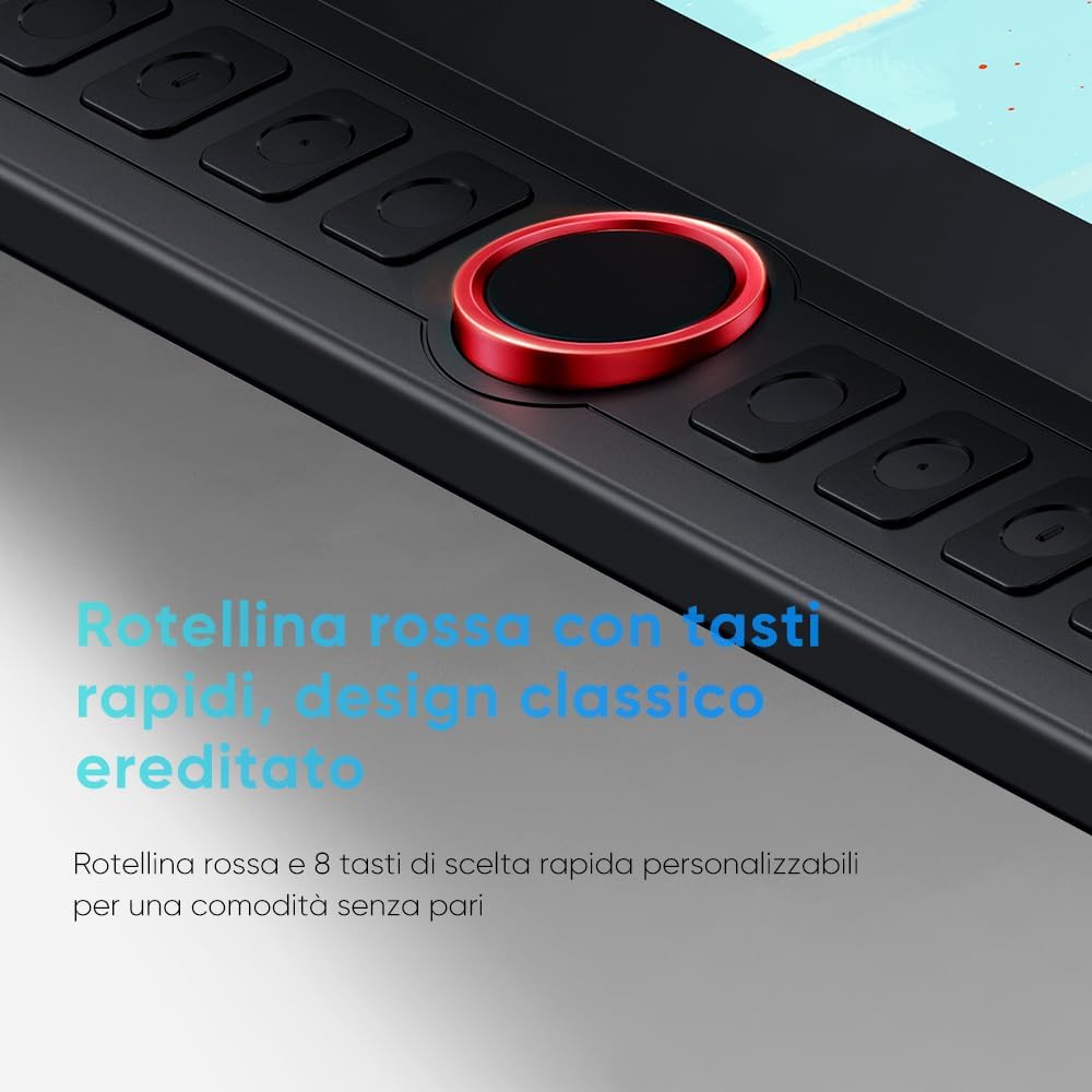 Thumbnail 3 de XPPen Artist 13.3 Pro V2 – Tavoletta grafica con schermo da 13,3” e 16.384 livelli di pressione, per Windows, ChromeOS e altro