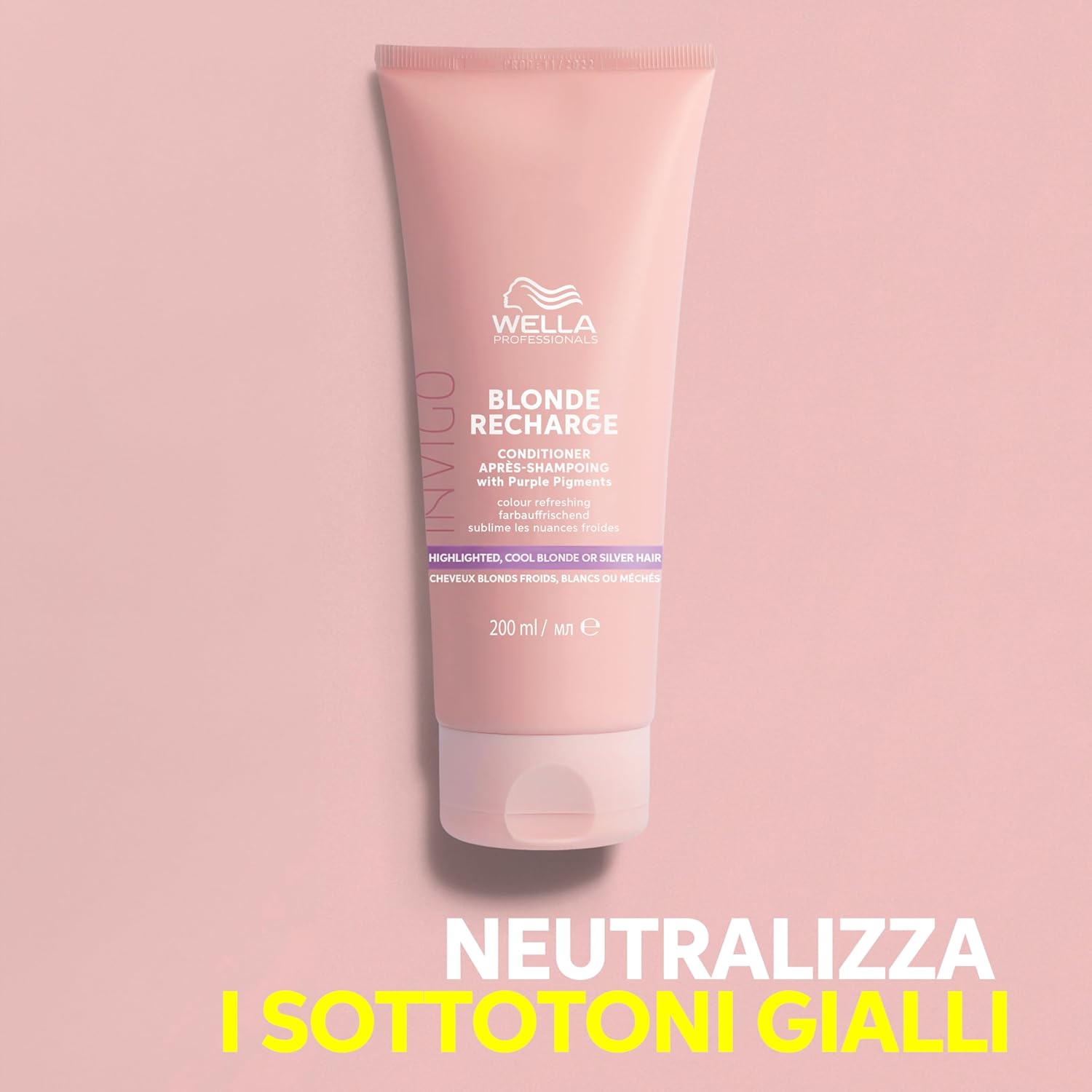 Thumbnail 1 de Wella Professionals INVIGO BLONDE RECHARGE Balsamo per capelli biondi freddi, 200 ml