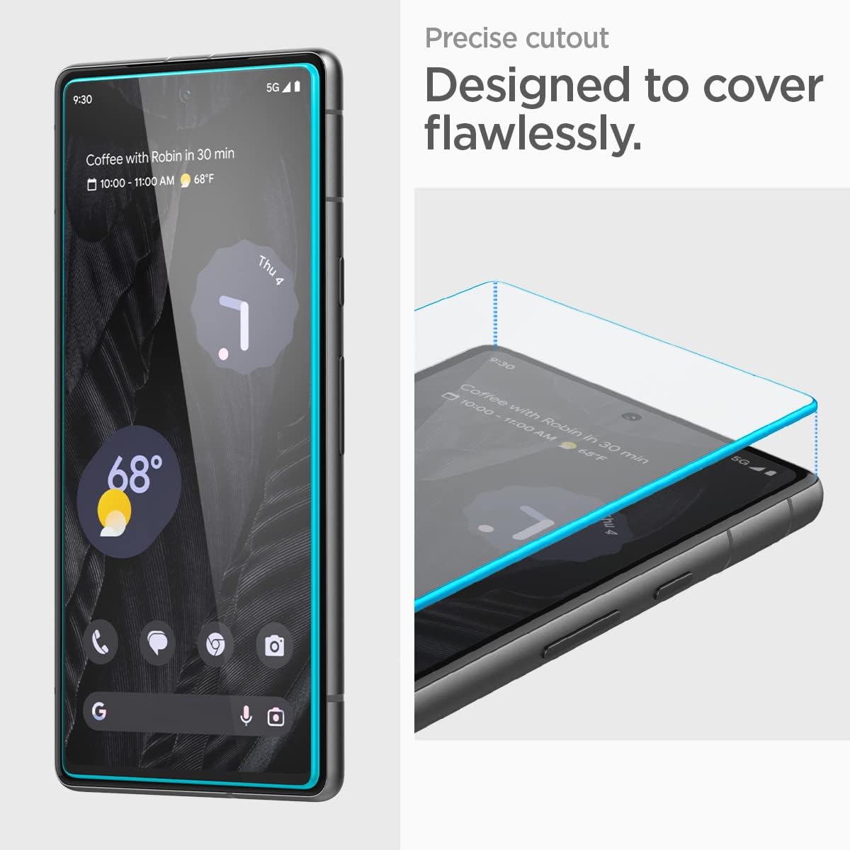 Thumbnail 6 de Spigen AlignMaster verre trempé pour Google Pixel 7a (2 pièces) ultra clair, dureté 9H