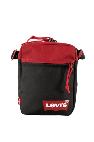Detalle de Levi's Mini Crossbody Solid (Red Batwing) – Borsa a tracolla uomo, handsomemente essenziale